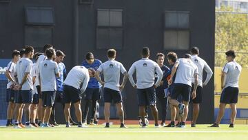 Gago no entrena con el grupo