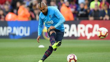 Las opciones de Vidal para ser titular en Champions League