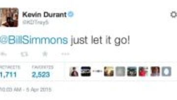 El tuit de Kevin Durant.
