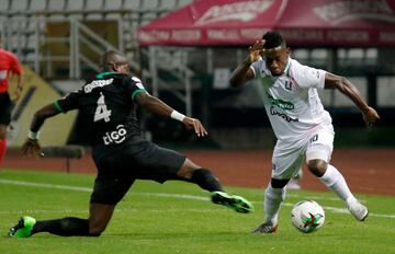 Once Caldas venció 2-0 a Nacional en el Palogrande por la fecha 10 de la Liga BetPlay y es nuevo líder del campeonato.