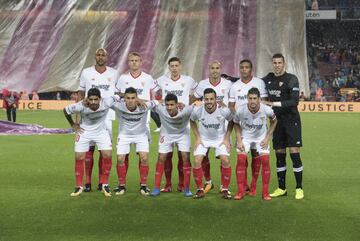 Equipo del Sevilla.