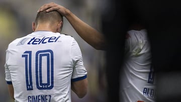 Los seguidores celestes vitorearon el nombre del ídolo, quien se marchó para el presente torneo a Pachuca.