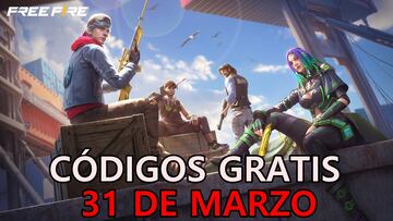 Free Fire | Códigos de hoy lunes 31 de marzo de 2025: recompensas gratis