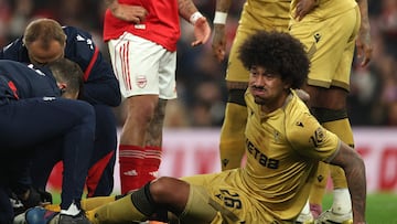 Rumbo al cierre del Arsenal-Crystal Palace por la EFL Carabao Cup, Chris Richards tuvo que ser sustituido por Oliver Glasner, situación que preocupó en USA.