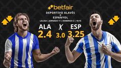 Deportivo Alavés vs. RCD Espanyol: horario, dónde ver, pronósticos y clasificación
