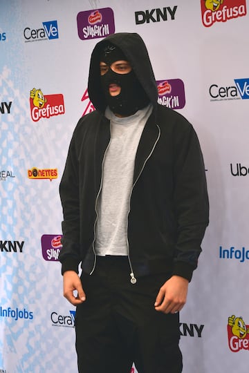 Ceciarmy posa en el photocall.