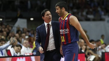Xavi Pascual con Navarro.