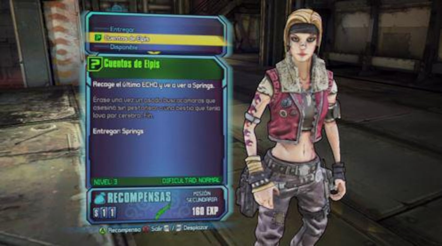 Borderlands The Pre Sequel Guía Completa Cuentos De Elpis Meristation 4773