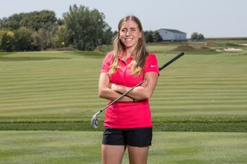 Celia Barquin, niña prodigio del golf y fan de Sergio García