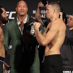 Masvidal y Nate Díaz, revancha en un combate de boxeo