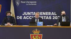 Una imagen de la Junta General de Accionistas del Real Zaragoza.