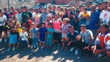 Los antofagastino estuvieron en los campamentos &#039;Juanita Cruchaga&#039; y &#039;Camino al futuro&#039;.