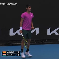 Alcaraz: "Quiero hacer de todo menos estar en la habitación"