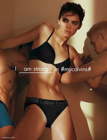 Kendall Jenner en Calvin Klein