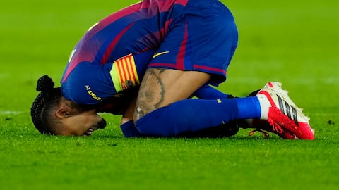 Raphinha injury update: here’s how long the Barcelona winger will be out for