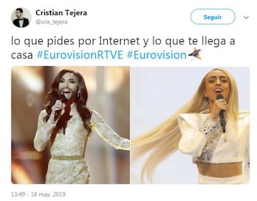 Los mejores memes de la gala de Eurovisión