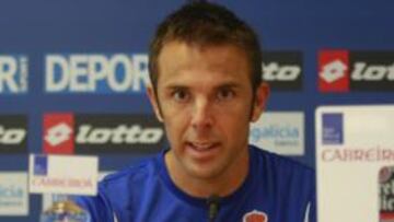 <b>FELIZ. </b>Carlos Marchena afronta pleno de ilusión su nueva etapa como jugador del Deportivo.