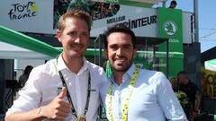 Contador y Andy Schleck, de jugarse el Tour a “amigos”