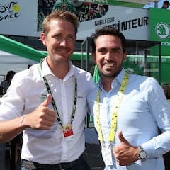 Contador y Andy Schleck, de jugarse el Tour a “amigos”