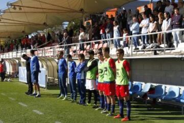 En Tercera División antes del Atlético de Madrid B - CD Móstoles.