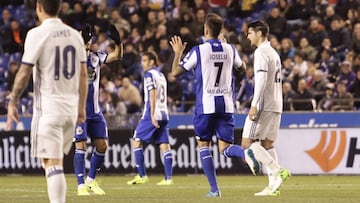 26/04/17 PARTIDO PRIMERA DIVISION
DEPORTIVO DE LA CORUÑA - REAL MADRID
SEGUNDO GOL JOSELU 2-6