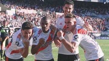#ModoNachoMan, el nuevo festejo de los jugadores de River que se volvió furor en las redes