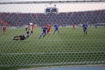 El primer gol en Universidad de Chile ante Ñublense.