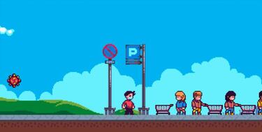 Revive los principales eventos del 2020 en un ocurrente juego 2D para navegadores