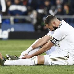 Benzema: el Real Madrid pierde al autor del 32% de su goles