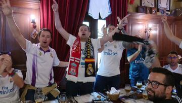 El madridismo tomó el centro de Kiev a horas de la final