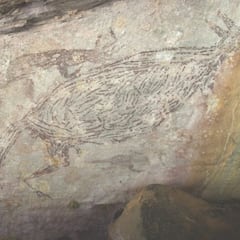 La pintura en la roca más antigua de Australia