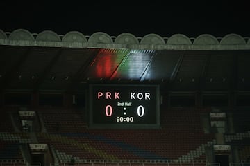 El histórico partido en Pyongyang terminó con empate a 0