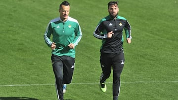 Kadir, durante un entrenamiento.