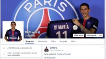La foto que colgó Di María en Facebook