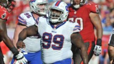 Marcell Dareus, centro de la defensa de los Bills.