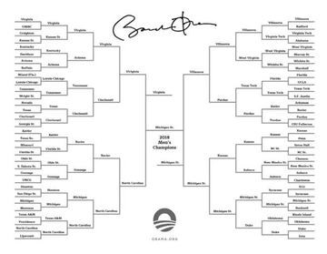 Bracket masculino de Barack Obama.