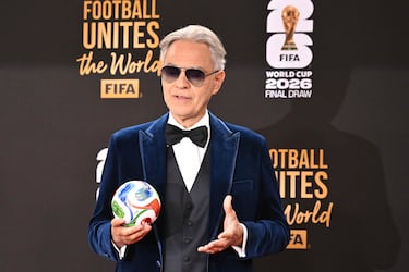 El cantante italiano Andrea Bocelli.