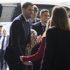 La fiesta del Real Madrid en el Ayuntamiento y Comunidad