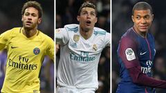 El once de jugadores de Real Madrid y PSG con el valor de mercado m&aacute;s alto.