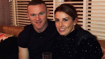 Wayne Rooney y su esposa, Coleen Rooney vía Instagram (@coleen_rooney). 2018.