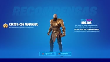 Fortnite: skin Kratos de God of War ya disponible; precio y contenidos