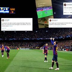 El mundo del fútbol se rinde a Messi: Puyol, Ferdinand, Lavezzi, Macri, Balotelli, Bonmatí, Salvio...