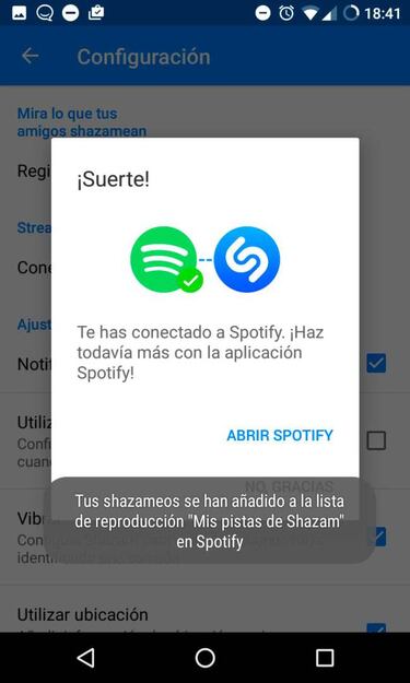 Agrega las búsquedas de Shazam a una playlist de Spotify de forma automática