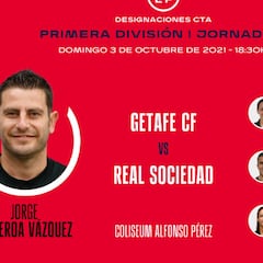 Dos hombres y dos mujeres por primera vez en un cuarteto arbitral de Primera División