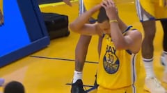 ¡Curry perdió una pelota insólita, pero su rival hizo algo peor!