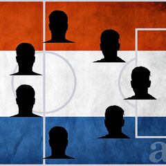 El once ideal de jugadores de Holanda en la Liga española
