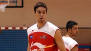 <b>ESPERANZA</b>. Gasol confía en el buen rendimiento de la selección española en los Juegos Olímpicos de Atenas. No en vano, en la preparación no han perdido ni un solo encuentro.