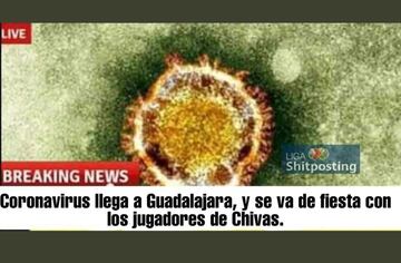 El Coronavirus llega a México y golea a los memes en su debut