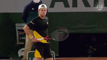 La locura de Schwartzman que dejó esta cara a Thiem