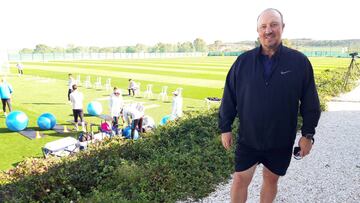 Ben&iacute;tez, en Alicante, donde realiza la pretemporada con el Dailan. 